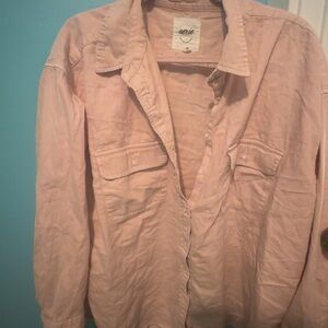 Aerie Blush Button Down Shirt